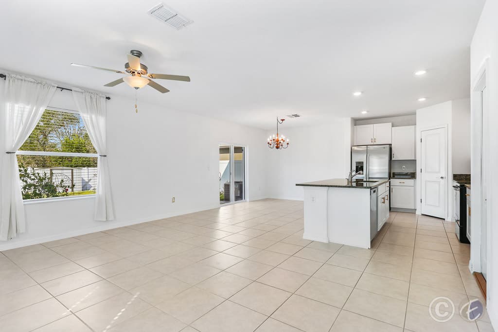 Living Room/ Dining Room/ Kitchen